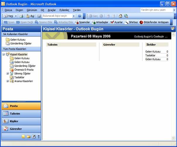 Outlook 2003 Kurulumu