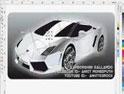 Corel Draw X5 Lamborghini Gallardo speed drawing 