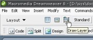 Dreamweaver Katman çizme düğmesi