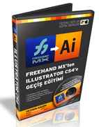 FreeHANDden Illustrator CS4e Geçiş Eğitim CD Seti