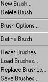 Bu dört dosyayı teker teker Load ettiğiniz zaman bu solda gördüğünüz Brush`la takım olarak Brush Paletinize dizilecektir