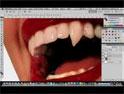 Photoshop Vampire teeth tutorial 