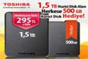  Toshiba'dan Harici Disk Kampanyası