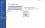 Microsoft 2013 ile PDF Olarak Belge Kaydetme ve E-Posta Gönderme